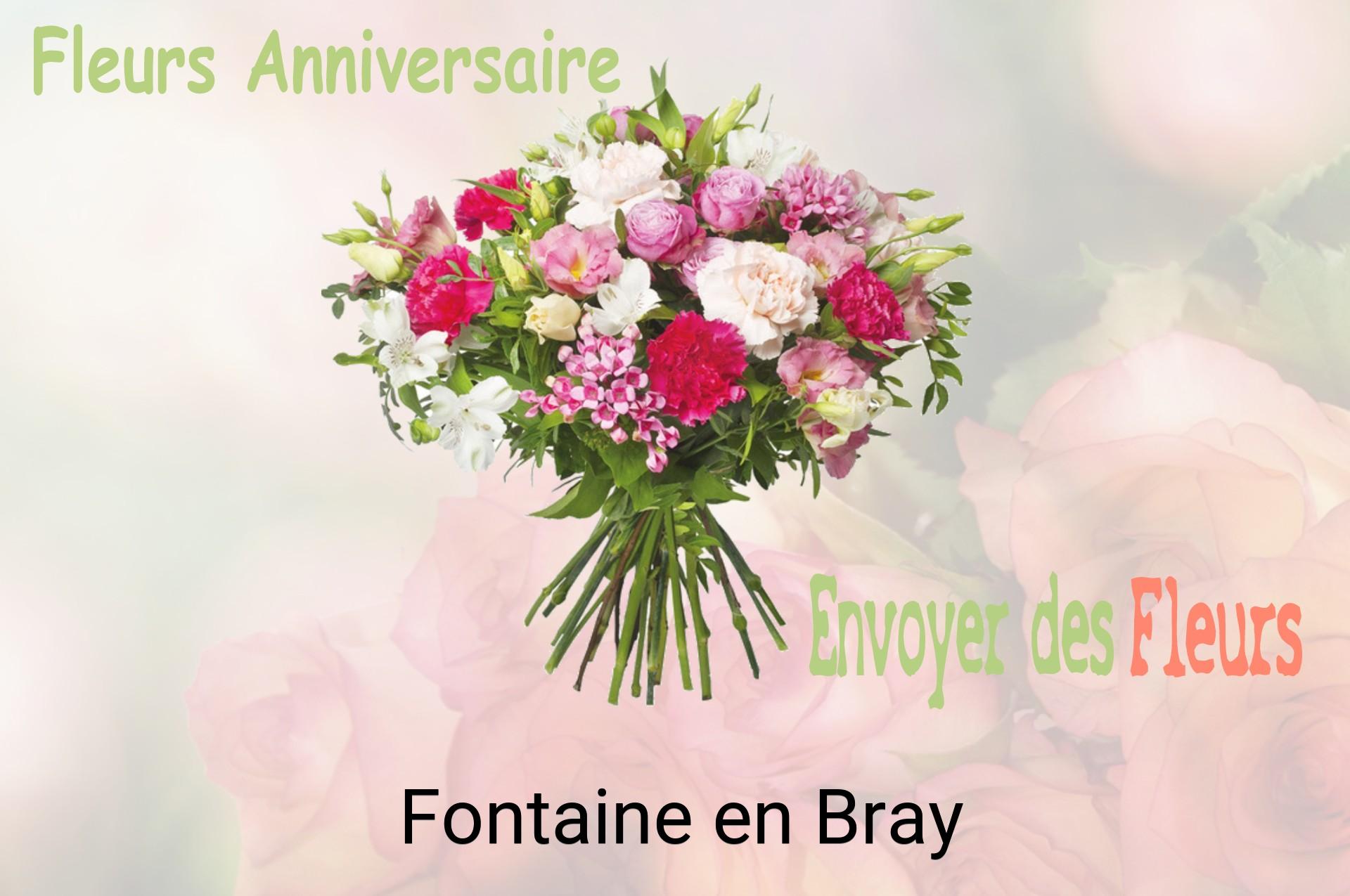 Bouquet de fleurs d’anniversaire livré à Fontaine-en-Bray