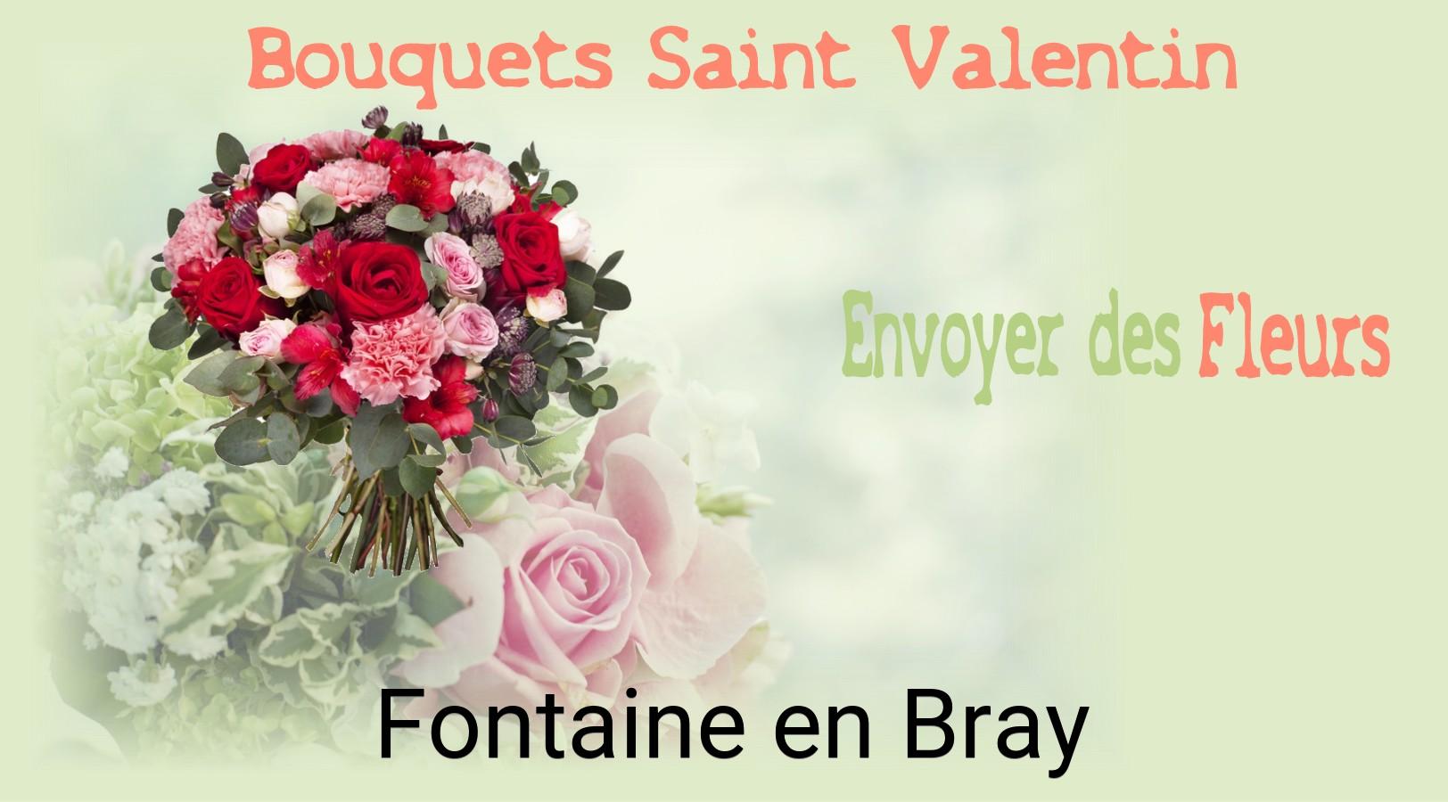 Roses de Saint-Valentin livrées à Fontaine-en-Bray